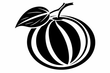 honeydew silhouette vector illustration