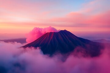 mountain at sunrise