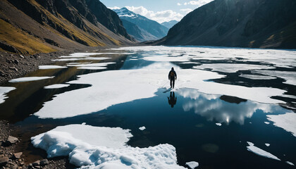 Frozen Lake Enigmas in Cloudy Summer: The Pathfinder's Quest Overwhelmed in Landslide