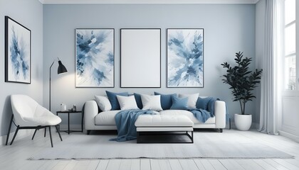 Photo interior modern design room 3d illustration;
