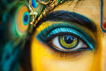 Divine Gaze of Krishna