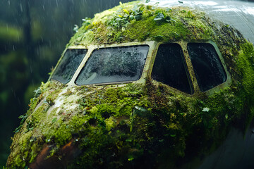 Reclaimed by Nature: The Moss-Covered Aircraft