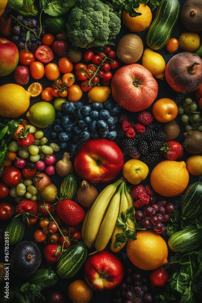 Canvas Prints Fresh produce assortment