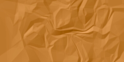 Abstract brown crumpled paper texture background. white fabric crushed textured crumpled. brown wrinkly backdrop paper background. brown paper texture material. panorama grunge wrinkly paper texture.