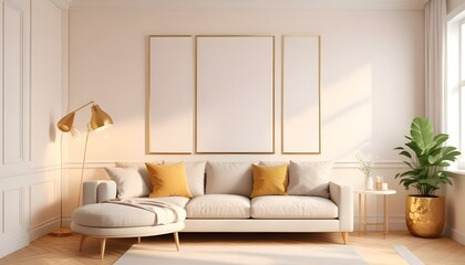 Photo interior modern design room 3d illustration;