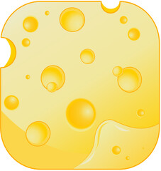 cheese vector illustration