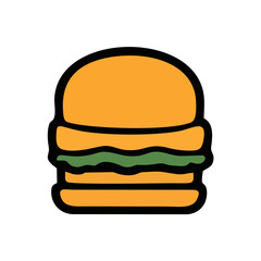 hamburger on a white Ra l