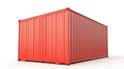 container box, container insolated on white background