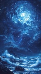 Iris, the messenger of the gods, now a rapid transmission satellite, relaying messages across the galaxy