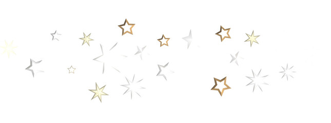 Drifting Christmas Stardust: Captivating 3D Illustration of Descending Stardust Particles for the Holidays