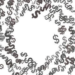 Gold Dollars Earnings Background