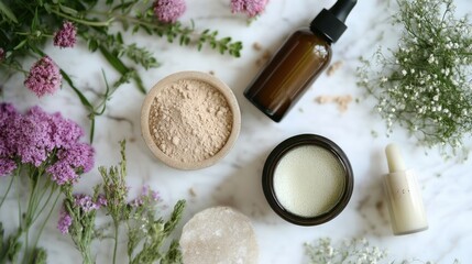 Natural beauty, organic skincare routine, eco-conscious products, glowing complexion, botanical ingredients, sustainable beauty, pure and simple, holistic care