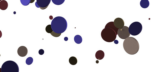 Gilded Celebration: Magnificent 3D Illustration of a Grand gold Confetti Event