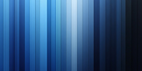 Obraz premium Vertical gradient stripes in shades of blue, blending from deep navy to light sky blue, with a smooth, satin-like texture for a soothing, modern design.