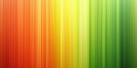 Obraz premium Vertical gradient stripes in tropical colors, blending from bright orange to lime green, with a glossy, smooth texture that gives a lively, vibrant feel.