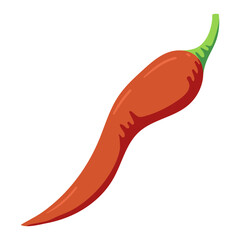 chilli illustration for card website, application, printing, document, poster design, etc.