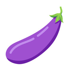 eggplant illustration for card website, application, printing, document, poster design, etc.