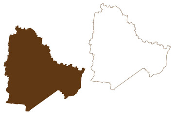 Yass Valley Council (Commonwealth of Australia, New South Wales, NSW) map vector illustration, scribble sketch Yass Valley map