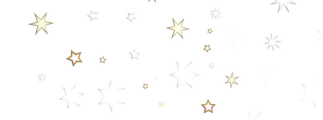 Drifting Christmas Stardust: Captivating 3D Illustration of Descending Stardust Particles for the Holidays