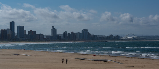 Skyline Fußball Stadion in Durban Südafrika © Mathis