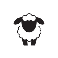 Sheep in cartoon, doodle style . Image for t-shirt, web, mobile apps and ui. Isolated 2d vector illustration in logo, icon, sketch style, Eps 10, black and white. AI Generative