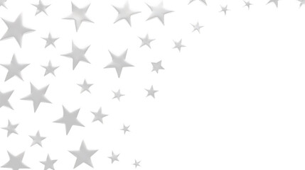 white star spikes overlay isolated 