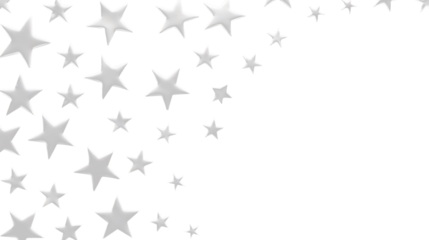 white star spikes overlay isolated 