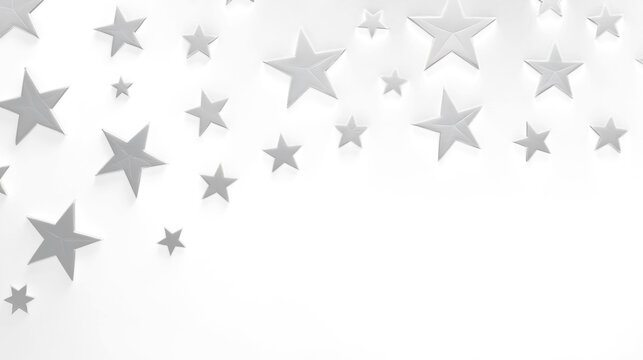 white star spikes overlay isolated 