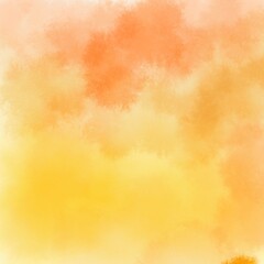 Yellow watercolor splash background 