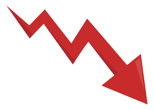 Downward arrow png illustration, transparent background