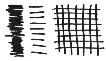 Isolated doodle marks high quality 