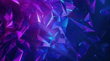 Abstract Purple and Blue Geometric Background