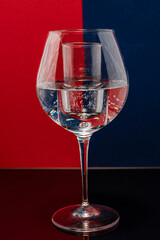 reflection on glasses