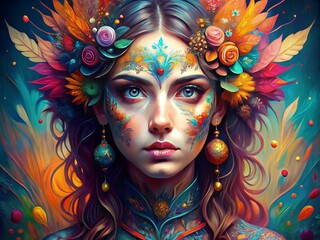 Naklejka premium mood/style artistic creative unique illustration