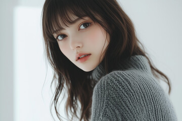 asian girl modelling 