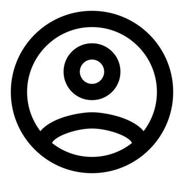 Account Circle png outlined icon, for social media application..More:.. Original from <a href="https://fonts.google.com/icons?category=Sans+Serif">Google Fonts</a>. Digitally enhanced by rawpixel.