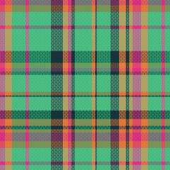 Tartan plaid pattern with texture. Vector illustration.
