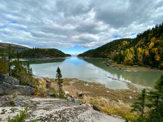 mountain river landscape
