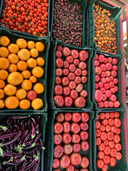 Tomatoes at the market