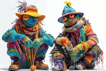 Weavers of color: Knitting together past, present, and future in vibrant creativity