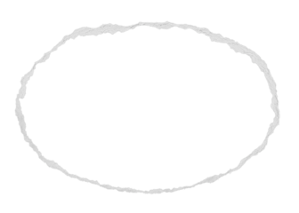 Ripped paper png frame sticker, ephemera collage element on transparent background