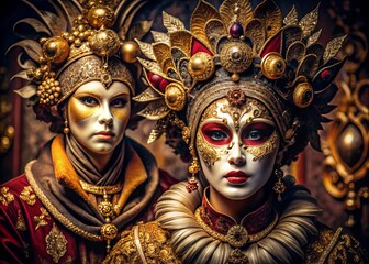 opulent masked royalty
