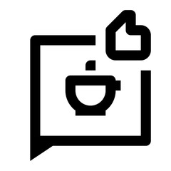 Good Feedback Simple Line Icon. Single icon, line vector icon
