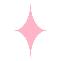 Obraz premium Sparkle star png sticker, transparent background