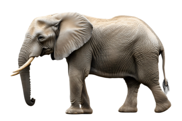 elephant isolated on transparent background