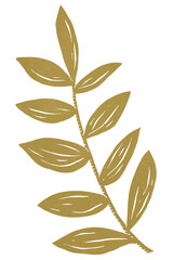 Obraz premium Aesthetic leaf png illustration sticker, transparent background