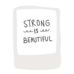 Inspirational quote png sticker, transparent background