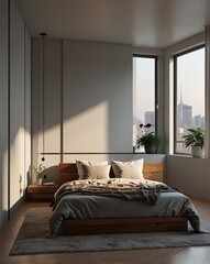 modern bedroom interior