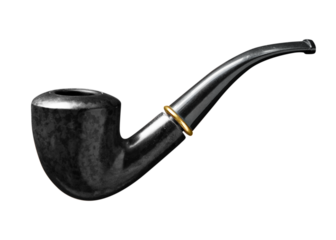 Smoking pipe png, isolated object, transparent background