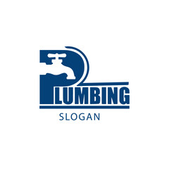 plumbing logo for company and shop